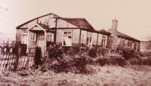 The collapsed institute after the snow in March 1970, as seen from Foot Lane.