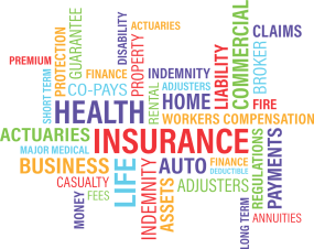 Image art of types of insurance